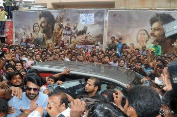 Prabhas Watches Baahubali at Sudharshan Theatre